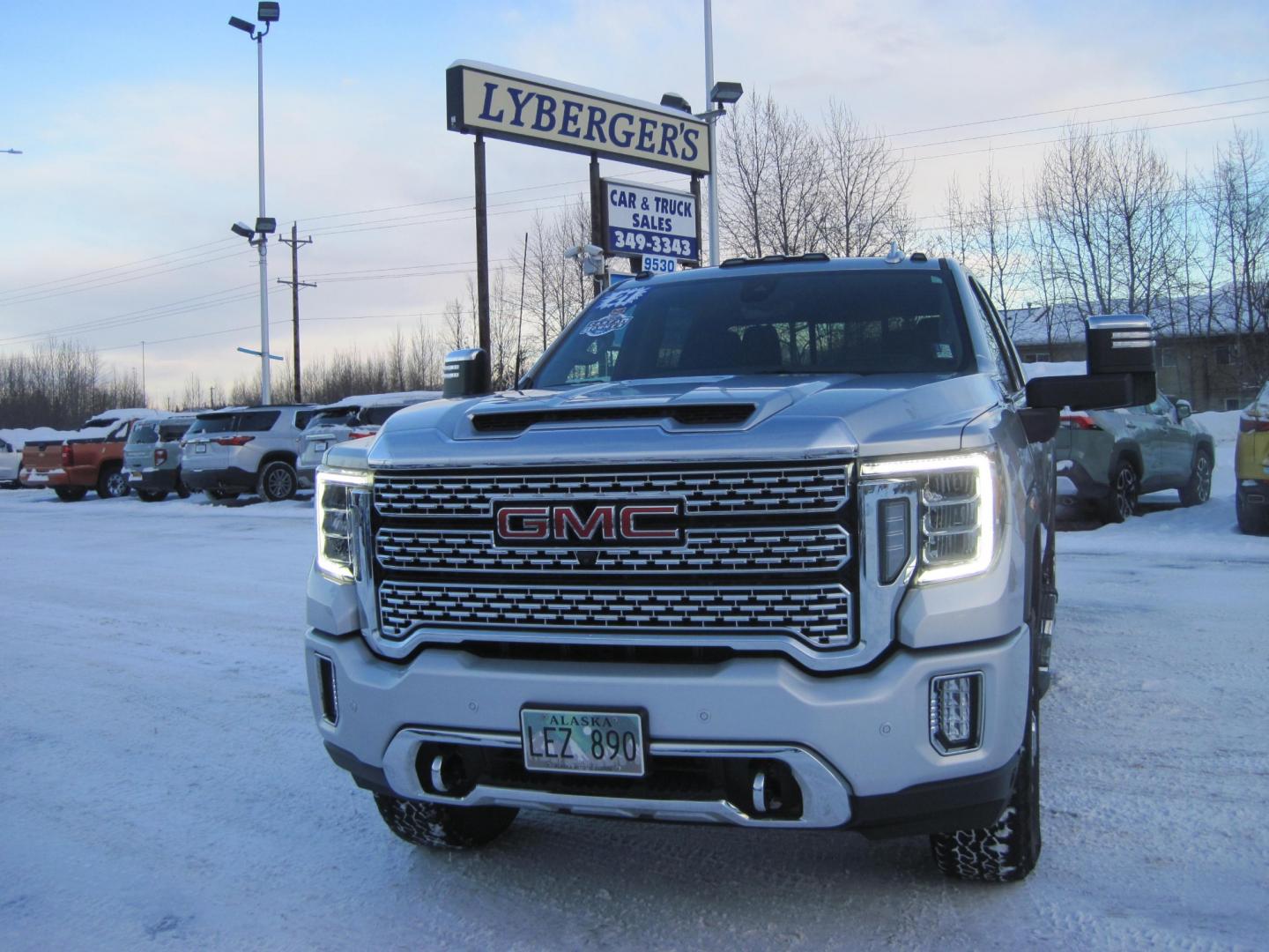 2021 silver /black GMC Sierra 2500HD Denali (1GT49REY0MF) , located at 9530 Old Seward Highway, Anchorage, AK, 99515, (907) 349-3343, 61.134140, -149.865570 - Photo#1